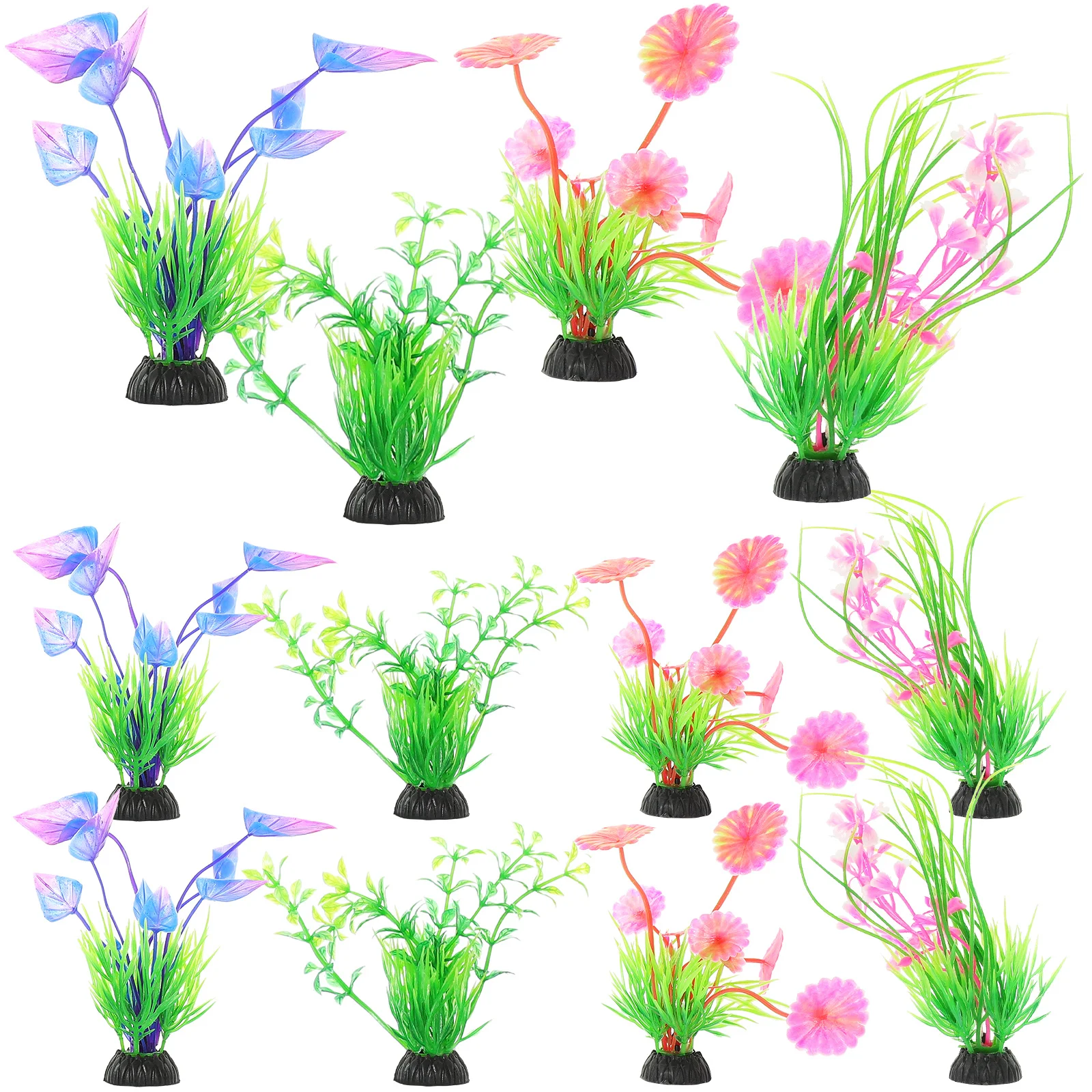 

12pcs Simulation Water Grass Plants Realistic Artificial Aquatic Plants For Fish Tank Aquarium Decoration Landscape Prop