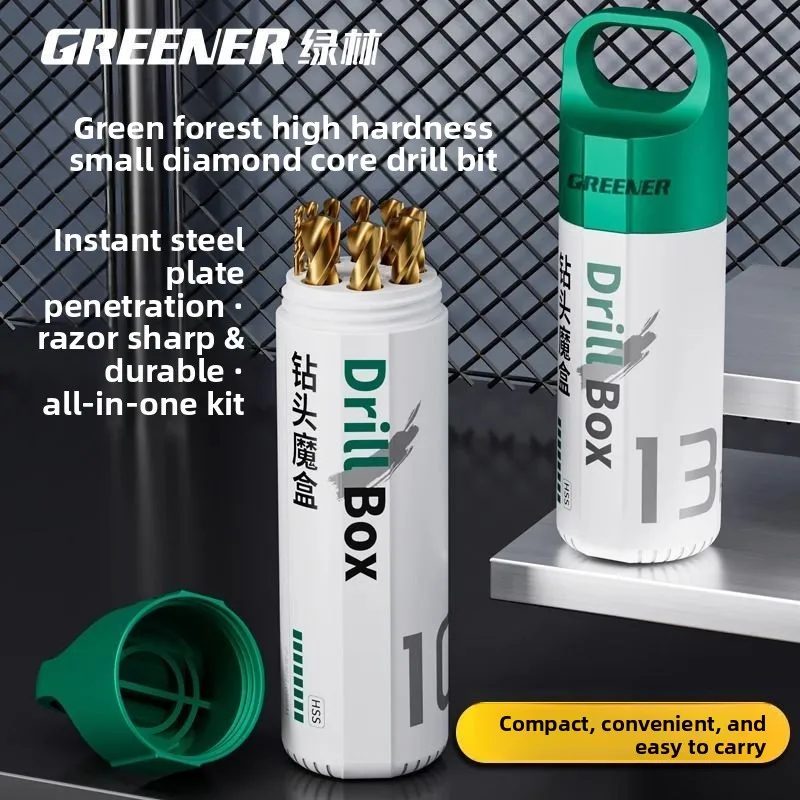 

Greenwood Fried Dough Twists drill core set, suitable for wood metal hole cutting tool, stainless steel wood metal hole drilling