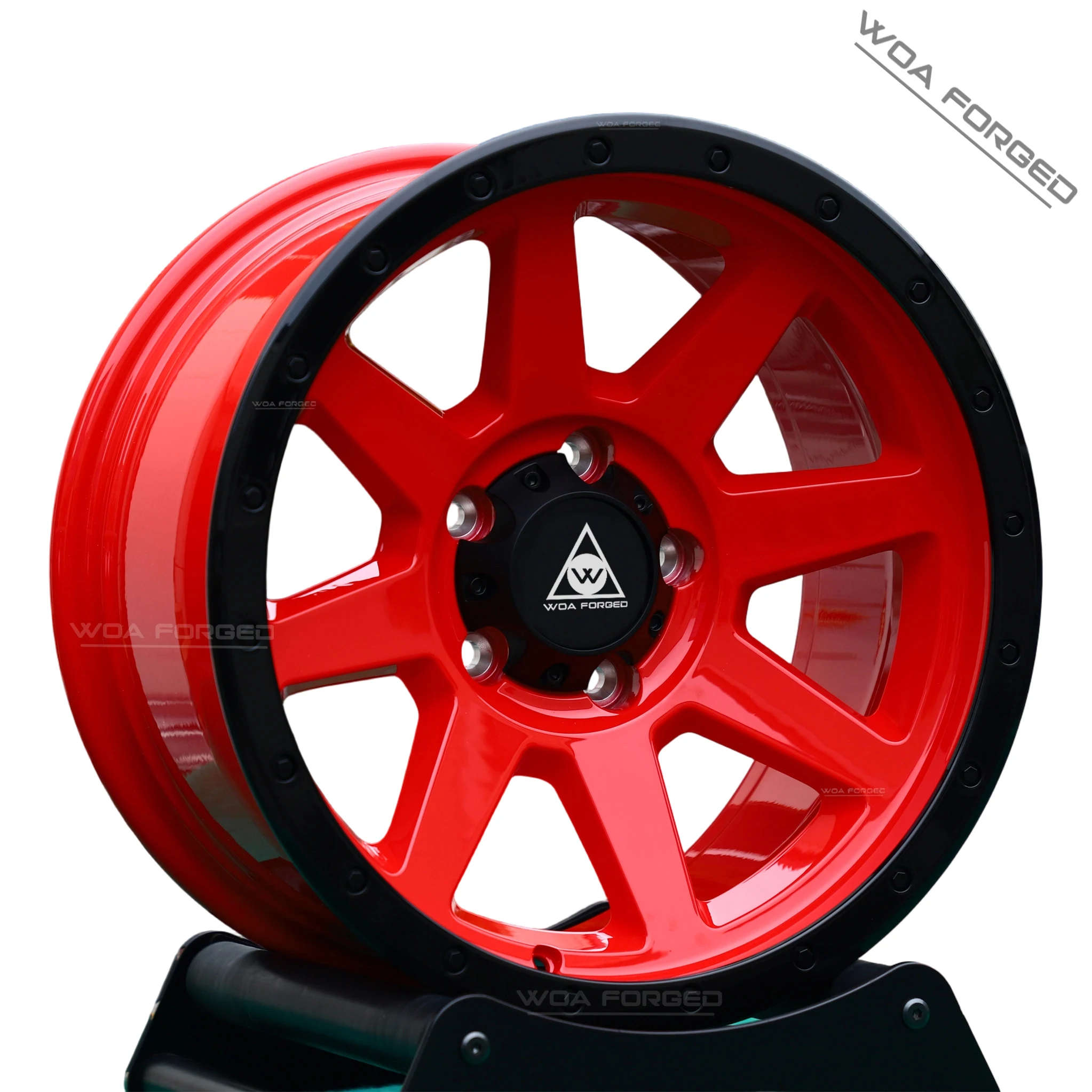 WOAFORGED جديد سبائك الألومنيوم مزورة 8J عجلات السيارة 5x150/5x112 PCD مخصصة رياضية خفيفة الوزن لميتسوبيشي باجيرو V73 برادو