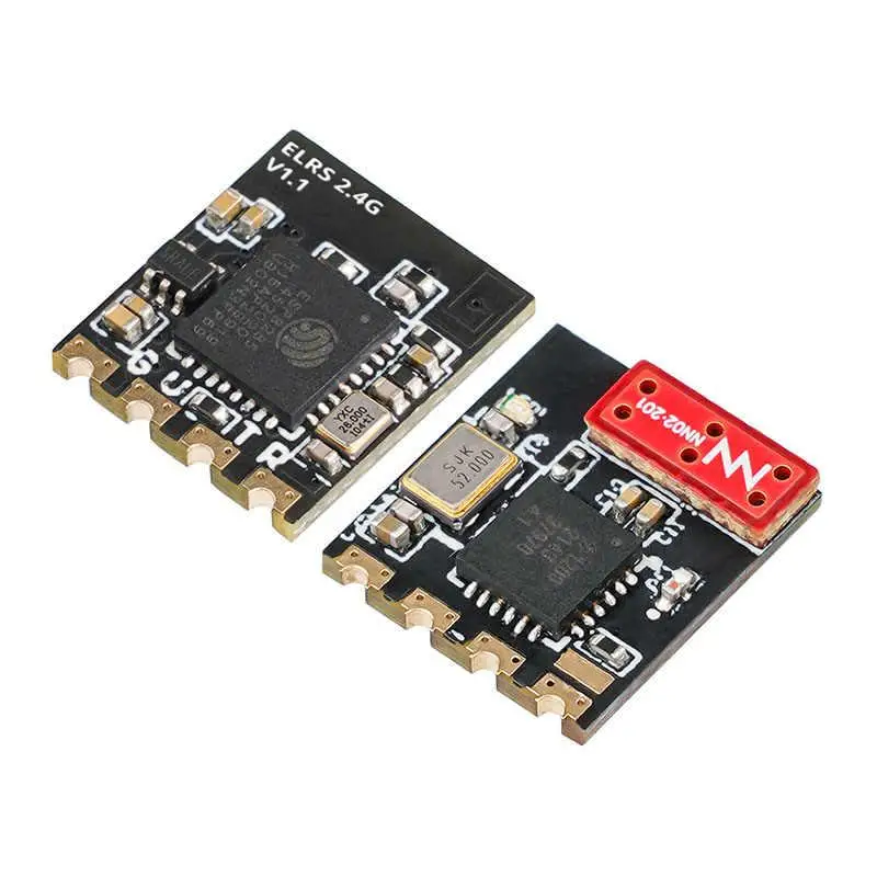 Receptor ELRS Lite de 2,4 GHz, antena Dual de largo alcance para drones FPV, antena de torre/plana con baja latencia, fácil encuadernación para DronRacing