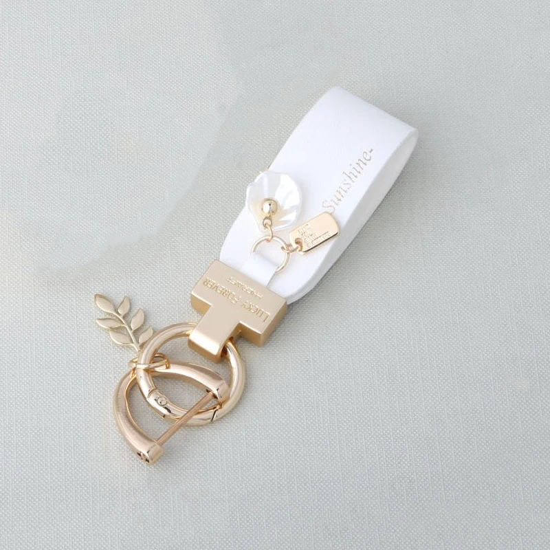 White keychain