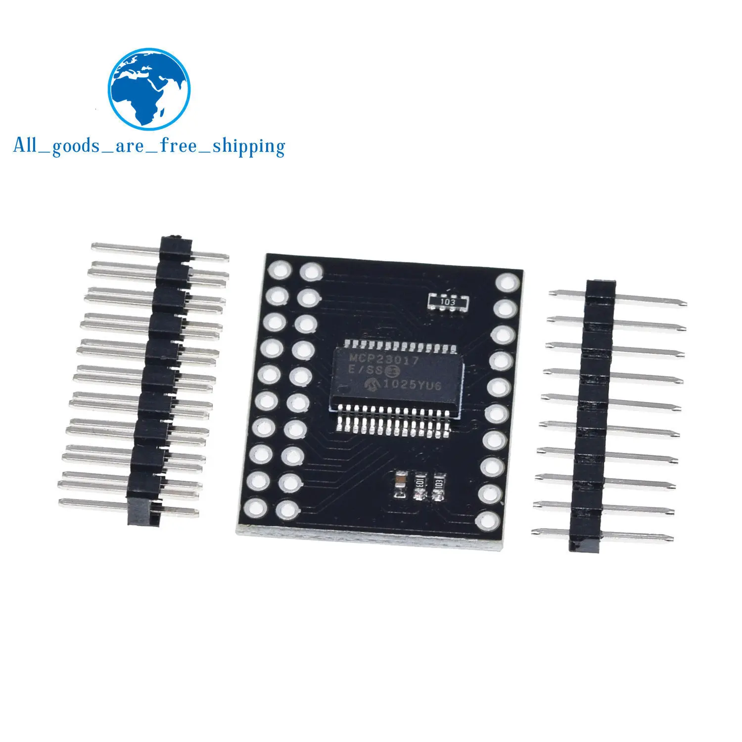 TZT 1/3PCS MCP23017 Interface Modul IIC I2C SPI MCP23S17 16-Bit I/O Expander Pins 10Mhz interface Modul – Detail 5