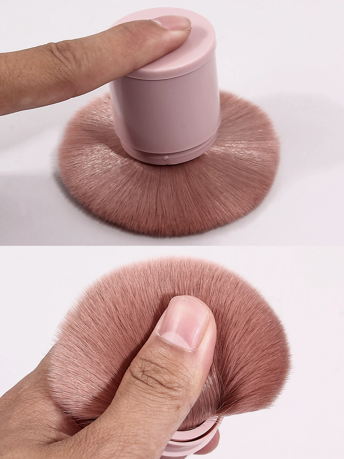 1 個シンプルでポータブルなネイルダストブラシ、ネイルダスト前処理、細くて柔らかい毛のダストスイープブラシ、ネイルクリーニングブラシ