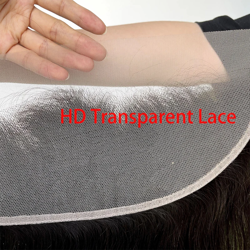 Cabelo Humano Liso Brasileiro, Fechamento Transparente Do Laço, Fechamento Frontal, Cabelo Humano Virgem, 2x6, 5x5, 13x4, HD, Apenas, 4x4