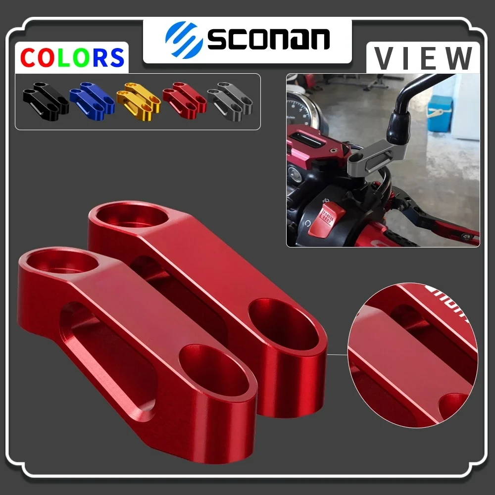 For XSR700 XSR900 XSR 700 900 xsr 700/900 -2023 2024 motorcycle Mirror extender Rearview Mirror Extender Adaptor accessories
