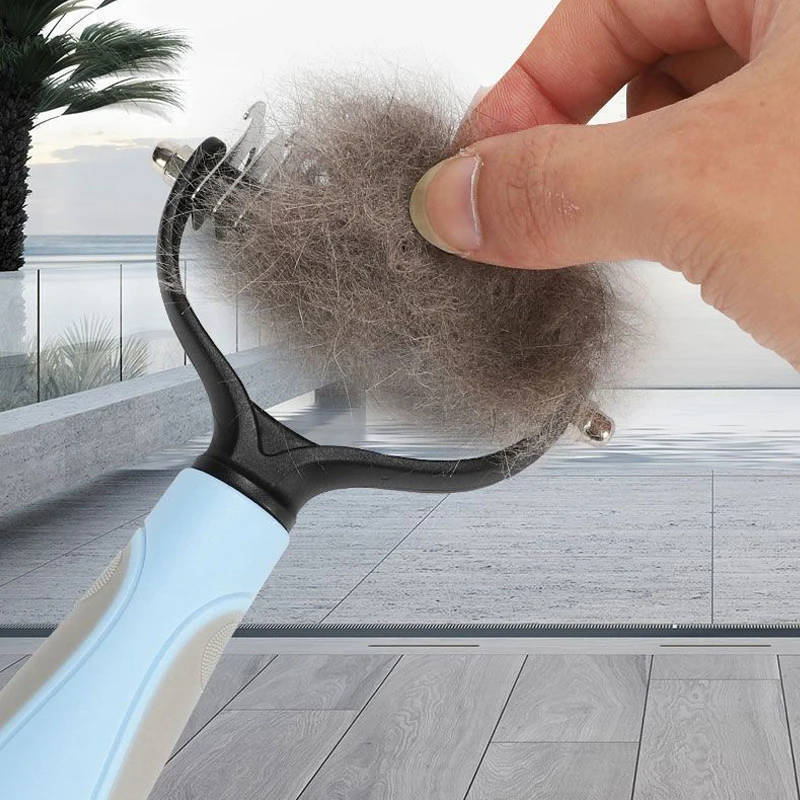 Dog combs Pet Deshedding Brush Dog Cat Grooming Tool Hair Fur Remover Undercoat Knot Cutter Comb for Puppy Shedding Supplies view 6