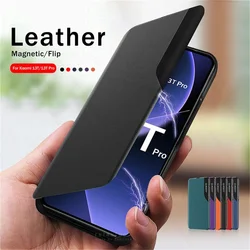 Book Style Leather Flip Case For Xiaomi 13T Pro 5G Cover Capa Xiomi Mi13T Mi 13 T Pro T13 Smart Side View Magnetic Stand Coque