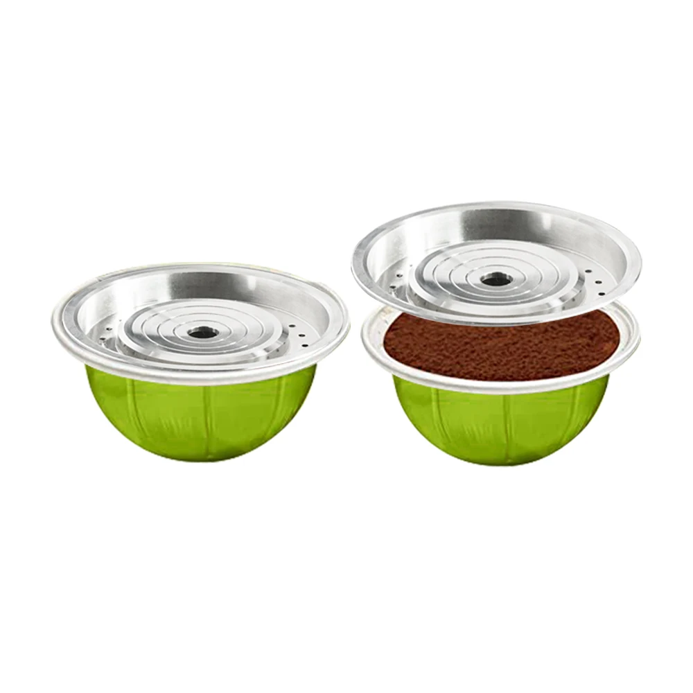 Reusable Coffee Capsule Lid For Reusable Coffee Capsule Discs Refillable Pod Compative With 150/230/414ML Vertuoline Coffee Pods