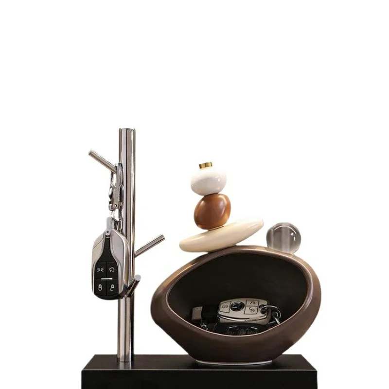 

Stone to run the key storage entrance ornament entry living room wine cabinet TV cabinet home decoration housewarming gift