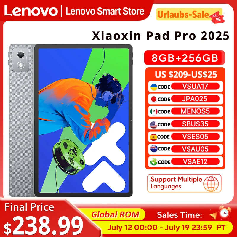 Lenovo xiaoxin pad pro 2025 グローバルROM化済 Lenovo Xiaoxin Pad Pro 2025 12.7インチタブレット オリジナル