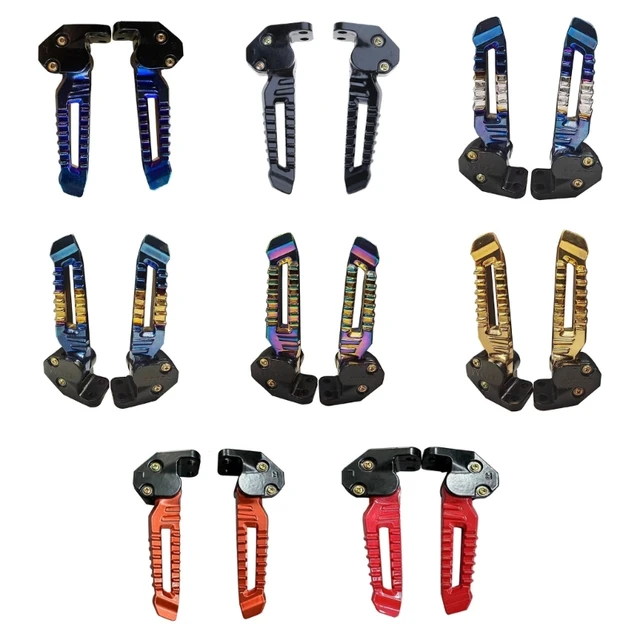 Motorcycle Replacement Foot Pegs Footrest Pedal for 150cc 125cc Pedal Footrests Motorbike Accessories Easy Installation Motorcycle Replacement Foot Pegs Footrest Pedal for 150cc 125cc Pedal Footrests Motorbike Accessories Easy Installation