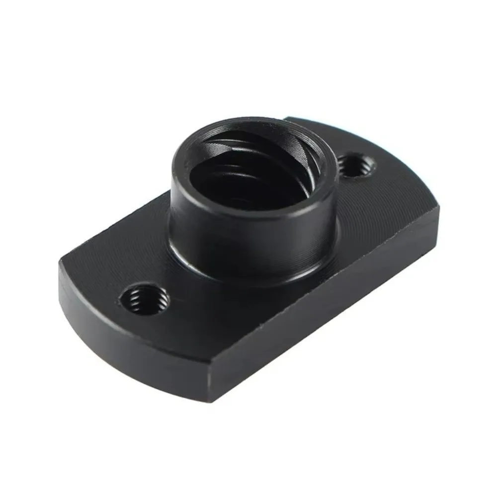 Flange Design T8 Lead Screw Nut Wear Resistant Low Friction 3D Printer Nut Precision Thread Brass POM Nut Linear Motion Module
