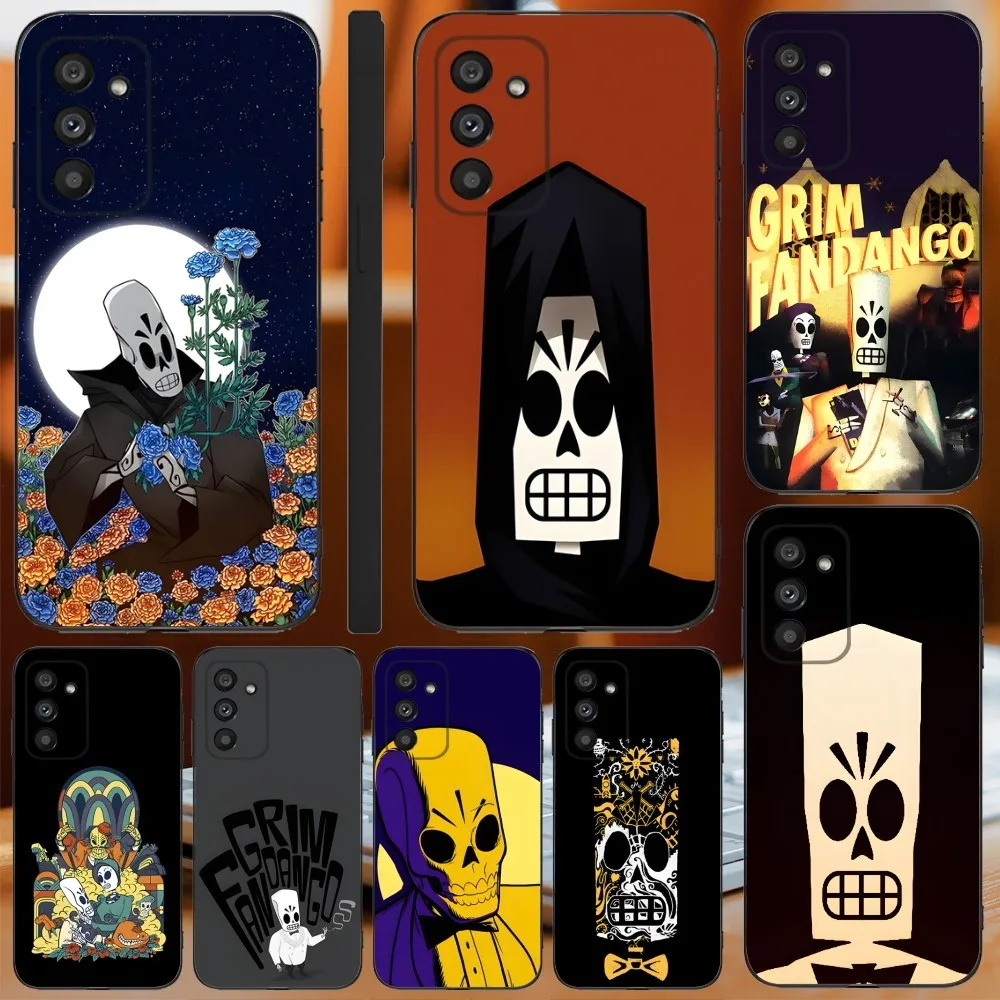 G-Grim Fandango Game  Phone Case For Samsung Galaxy A13,A21s,A22,A31,A32,A52,A53,A71,A80,A91 Soft Black Cover