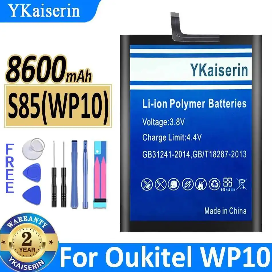 

8600Mah Premium Replacement Mobile Phone Battery For Oukitel WP10 6.67 Inch S85