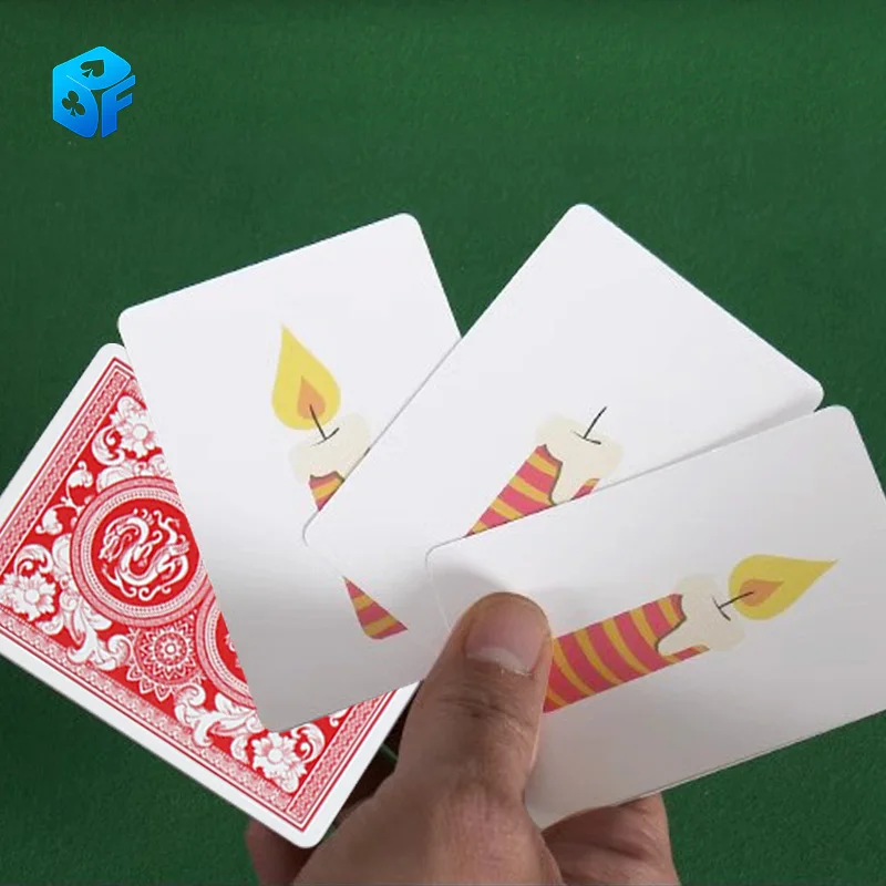 Happy Birthday Cards Group Prediction Magic Tricks Props Magic Cards Kids Magic Gift For Children Wholesale