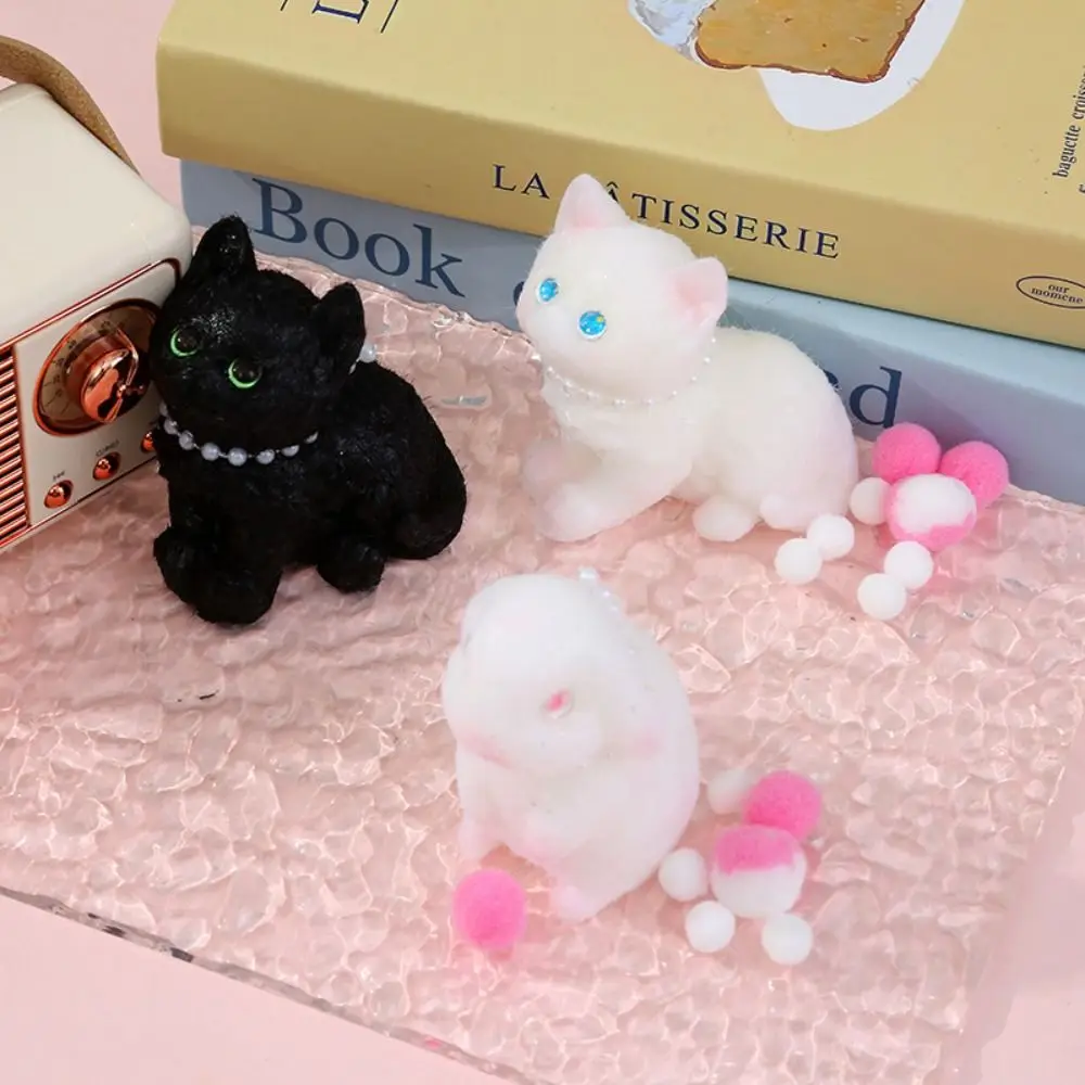 Fidget Little Cat ของเล่น Squishy แมวขนาดเล็กน่ารักสัตว์ Antistress Pinch Decompressions Vent บีบของเล่นเด็กของขวัญวันเกิด