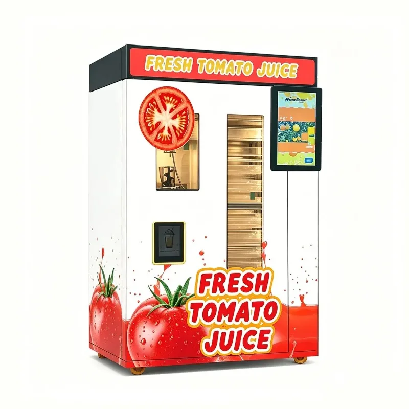 New Design Cashless Automatic Stable Tomato Juice Vending Machine