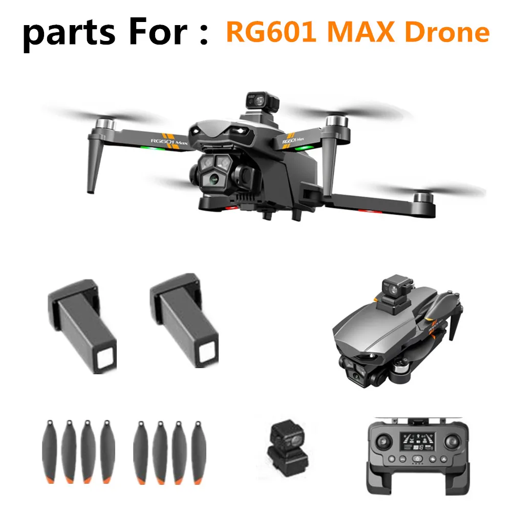 RG601 MAX Drone Original Accessories 7.4 V 3000mAh Battery / Propeller Maple Leaf For RG601 MAX Drone  RG601 MAX Parts Battery