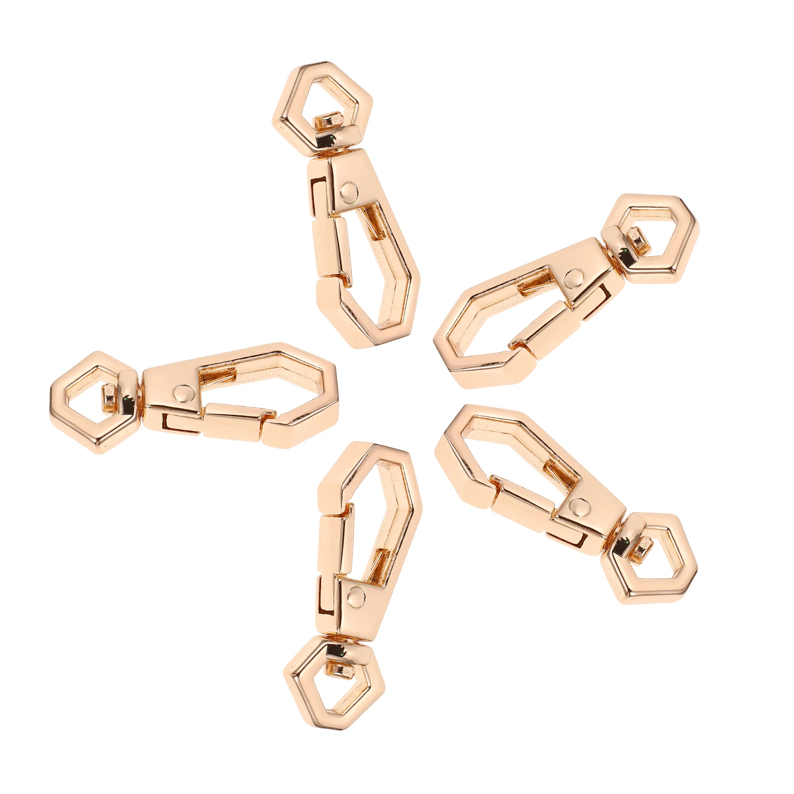 

10pcs Small Hooks Metal Buckle Durable Clasps Snap Closure Luggage Strap Bag Shoulder DIY Projects Jewelry Accessories
