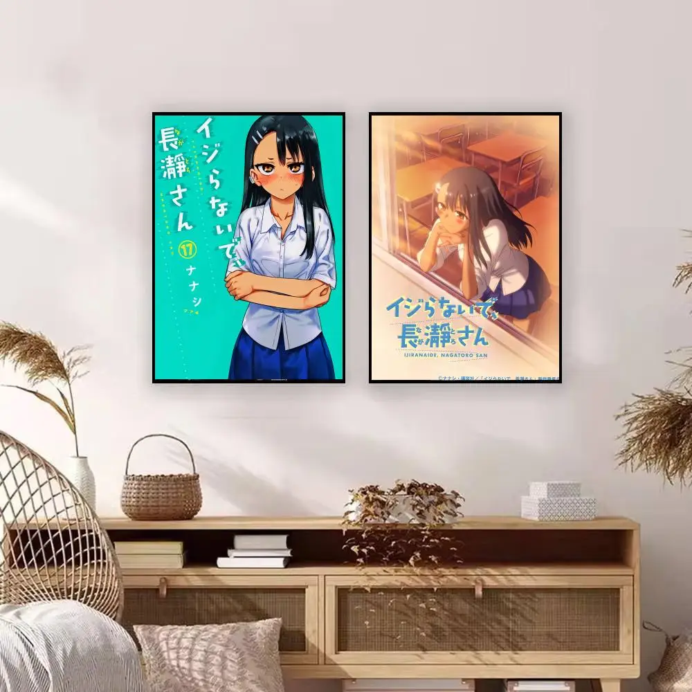 Anime n-nagatoro Poster Premium Art Wall Decor, Simple Ornament for Living and Leisure Areas