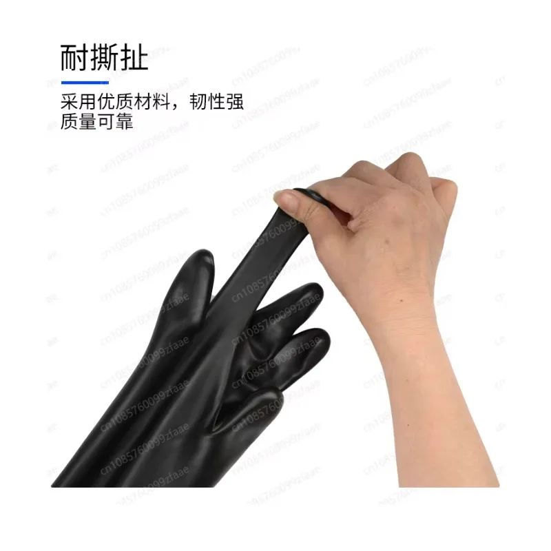 

Acid Alkali Resistant Vacuum Box Special Gloves Flange Scientific Research Test Battery Factory Operation Liquid Injection Box