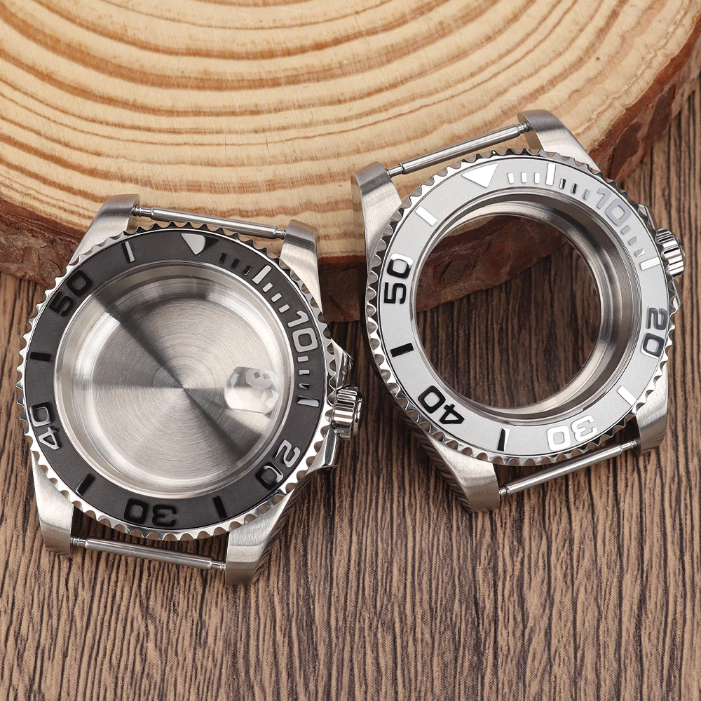 40mm Watch Case For Seiko NH35 NH36 NH34 4R35 7S26 Miyota 82 series Mingzhu DG2813 3804 PT5000 28.5mm Dial Gmt-master SUB YACHT