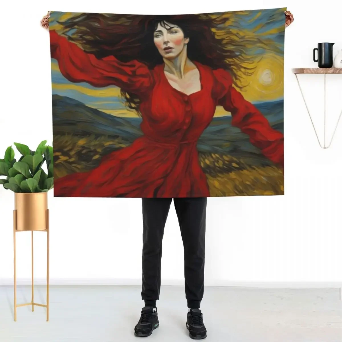 Customization Kate Bush Throw Blanket Air Conditioner Soft Blanket For Office Home