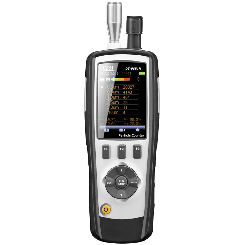 

CEM PM2.5 DT-9880 6 Channels Dust Infrared Air Particle Counter for Cleanroom Hospital Factory PM0.3 PM0.5 PM5 PM10 Μm