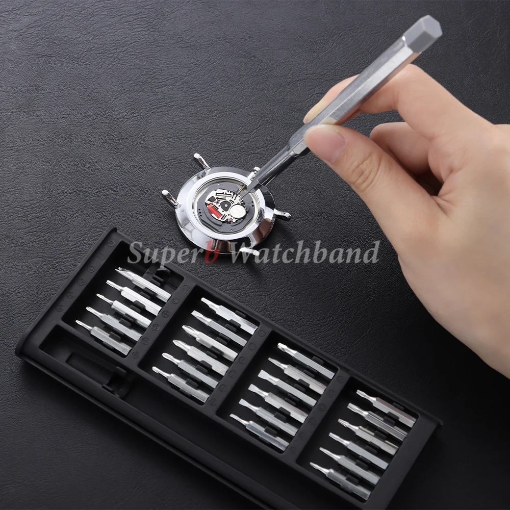 مجموعة مفك براغي دقيقة صغيرة 25 في 1 مفك براغي مغناطيسي مجموعة أدوات إصلاح لساعة الكاميرا والكمبيوتر اللوحي والنظارات