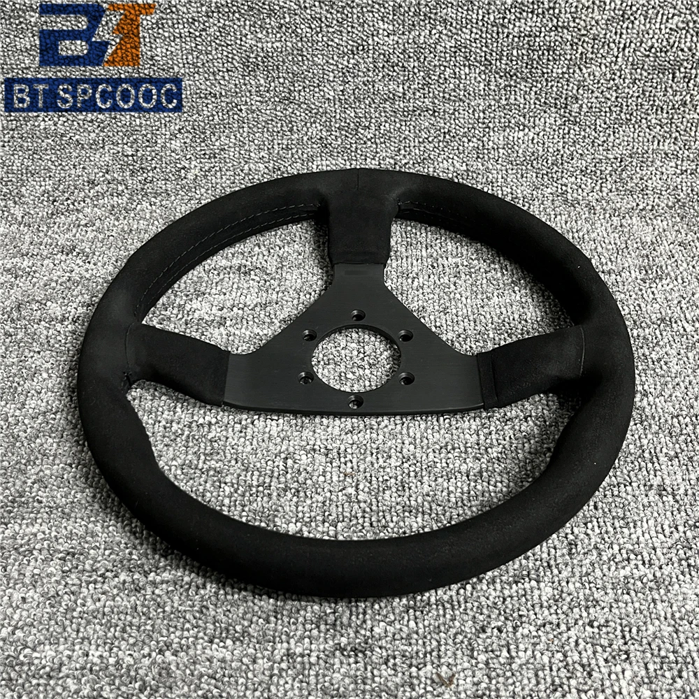 إيطاليا نمط v2 12.5 بوصة 13 بوصة 320 مللي متر عجلة توجيه سيارة JDM سباق الرياضة الانجراف عجلة القيادة الجلد المدبوغ م 250408