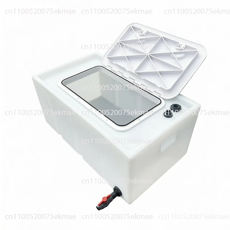 100 120 130 150 Liters Sealed Lid Live Box, Horizontal Handle Flap, Fish Transport Box