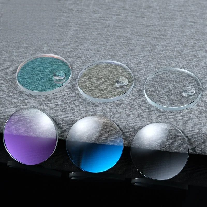 Sapphire Crystal For CASIO MDV-106 MDV-107 Swordfish Flat Double Dome Watch Blue Red AR Coating Watch Glass Mirror Accessories