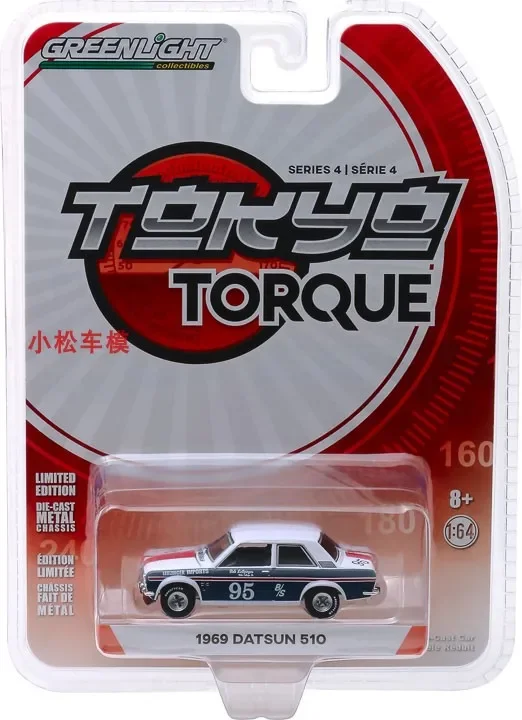 1:64 Tokyo torque 1969 Datsun 510 # 95  Diecast Metal Alloy Model Car Toys For  Gift Collection