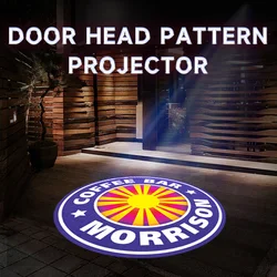Waterproof Outdoor Gobo Projection Lamp Customized Advertising Image Led Door Head Static Logo Projector