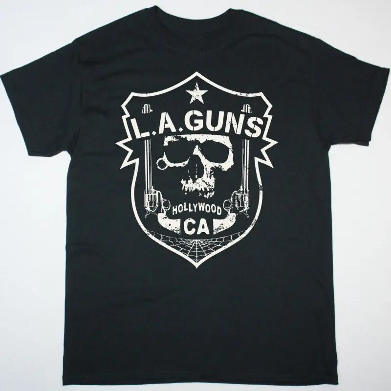 

L.A. GUNS RENEGADES SHIELD Heavy Cotton Black All Size Unisex Shirt