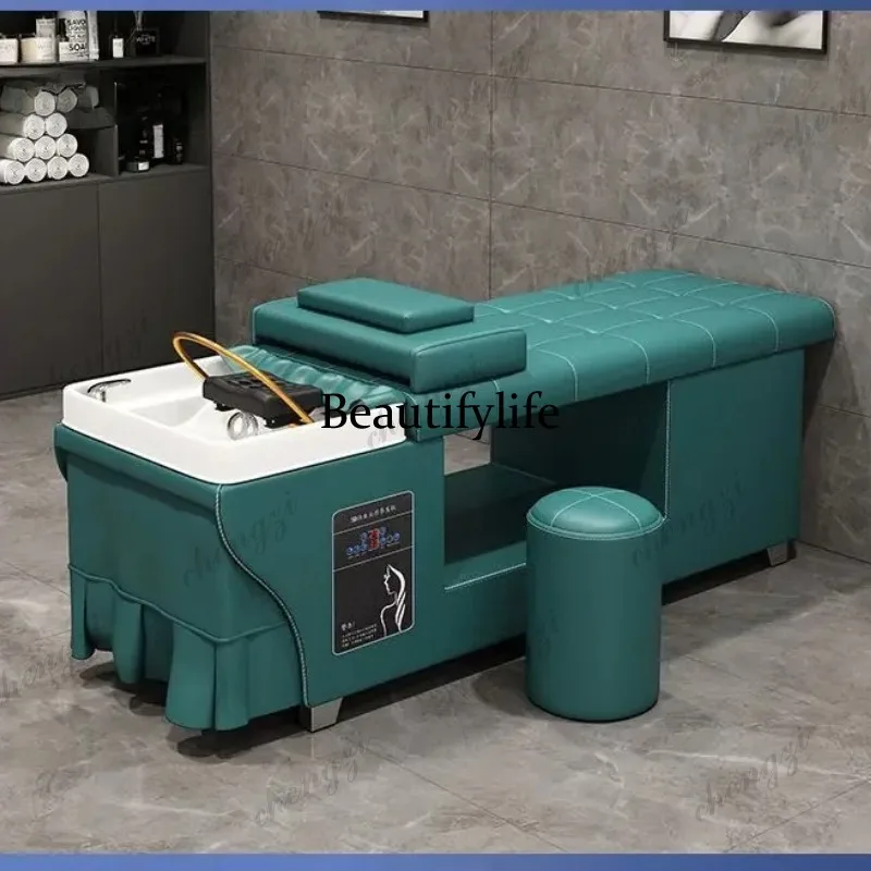 PP  Massage Function Shampoo Chairs Ear Picking Hair Salon Hairdressing Luxury Shampoo Chairs Comfort Thai Salon