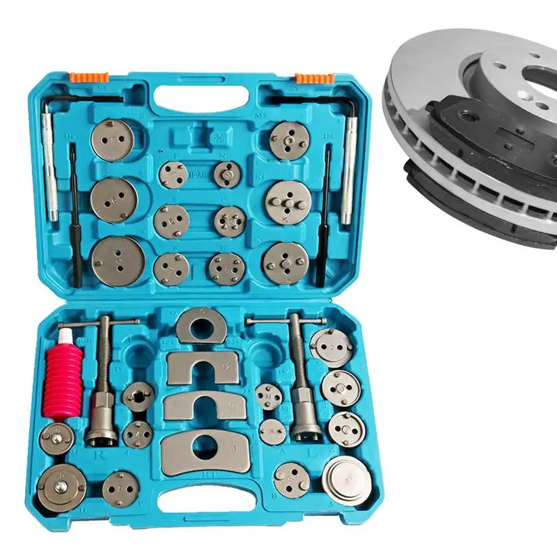 

Brake Caliper Compression Tool Portable Caliper Piston Compressor Tool Durable Mechanic Automotive Tools in Sturdy Carrying Case