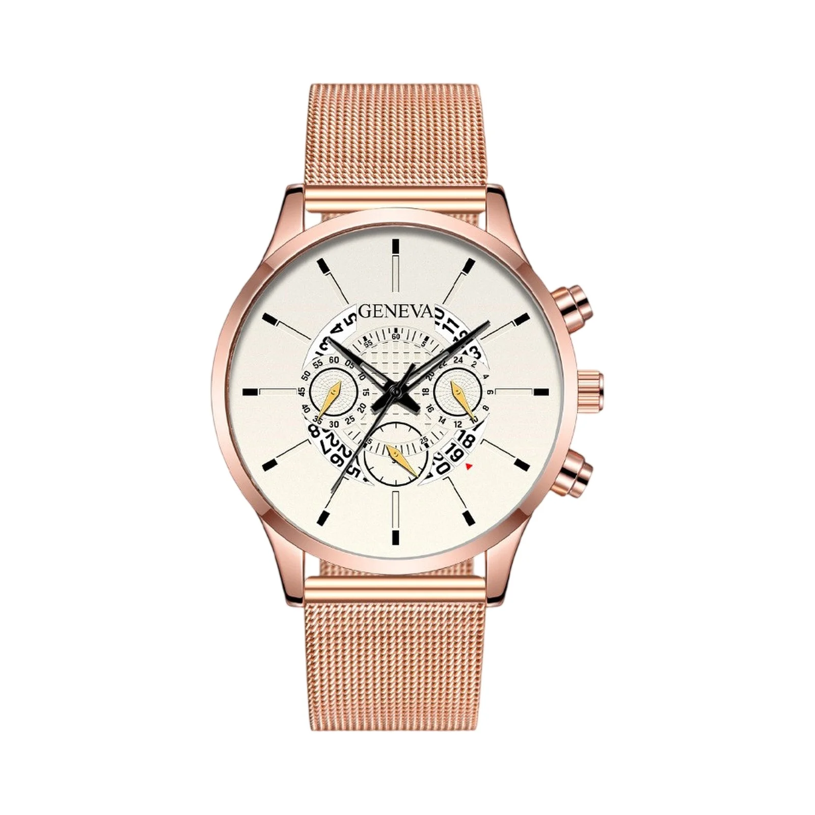 

‌ Золотые сетчатые часы, осень 2021, минималистичный циферблат, деловой повседневный ремешок из нержавеющей стали, кварцевый механизм, мужские модные часы