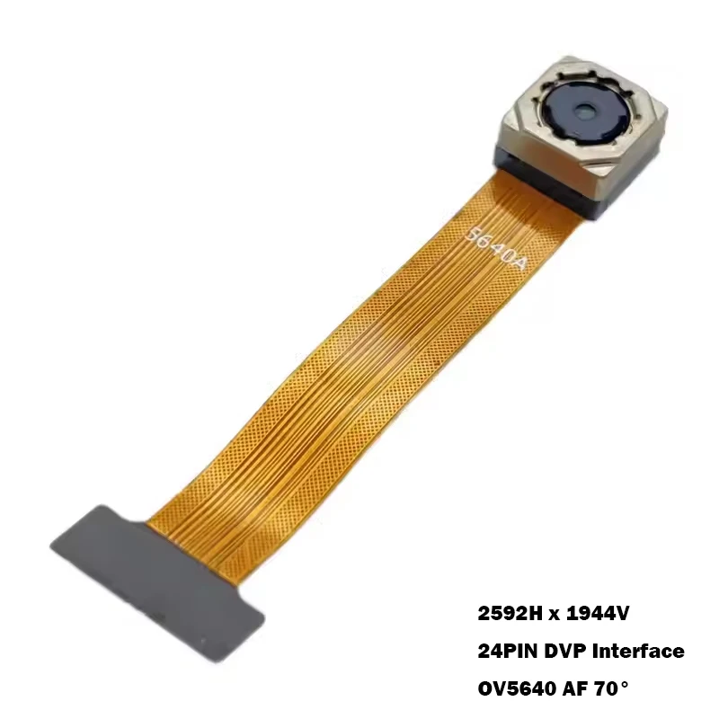 1/5 pièces OV5640 5MP HD DVP Module de caméra Autofocus 70 degrés pour ESP32-CAM carte souple 24PIN Interface FPC longueur 50MM