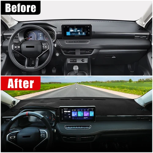 Imagen 2 del producto Para Haval Jolion 2021 2022 2023 2024 2025 cubierta para salpicadero de coche alfombrillas parasol escritorio de instrumentos Anti-UV almohadilla antideslizante Accesorios