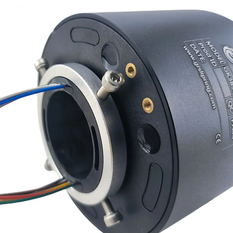 Multi-channel Alternator Electrical Slip Ring 3 Wires Low Torque with Compact Design