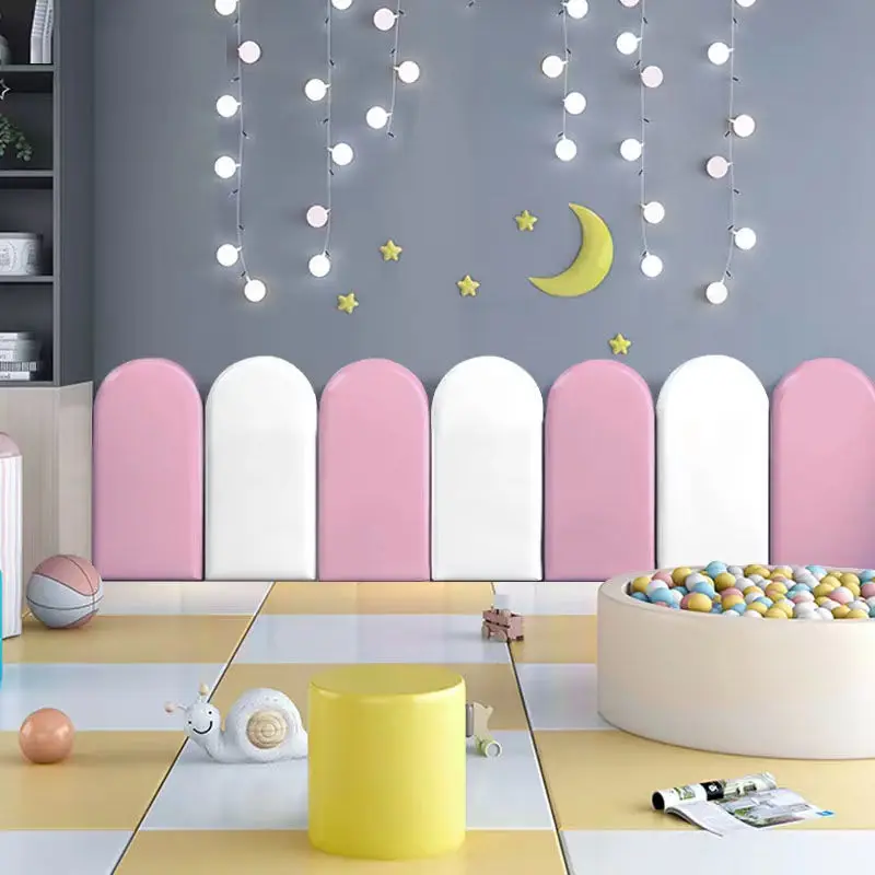 Bed Headboards Kids Room Anti-collision Wall Panels Home Decor Cabecero Cama 135 150 180cm Bed Head Stickers Tete De Lit