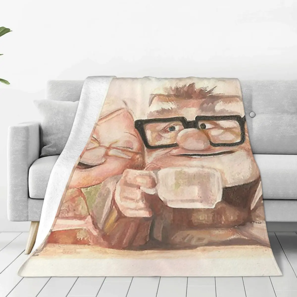 Up Movie - Carl And Ellie Blanket Fleece Portable Sofa Throw Blankets For Couch Bedding Outdoor Throws Bedspread Quilt