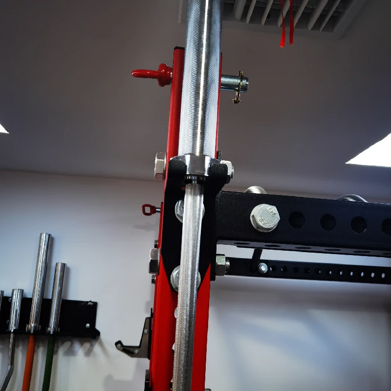 Squat Rack Storage Rack, Barbell Bar Hook, Exercise Fitness Equipment and Accessories