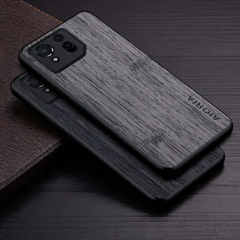 כיסוי יוקרתי בשילוב עץ ועור ל-Asus ROG Phone 8