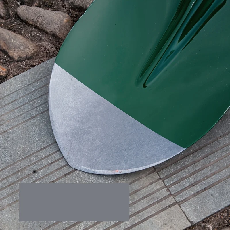 مجرفة كبيرة من الفولاذ المنغنيز على الطراز العسكري، بدون مقبض خشبي، مجرفة عامل البناء متعددة الوظائف، أداة الحديقة