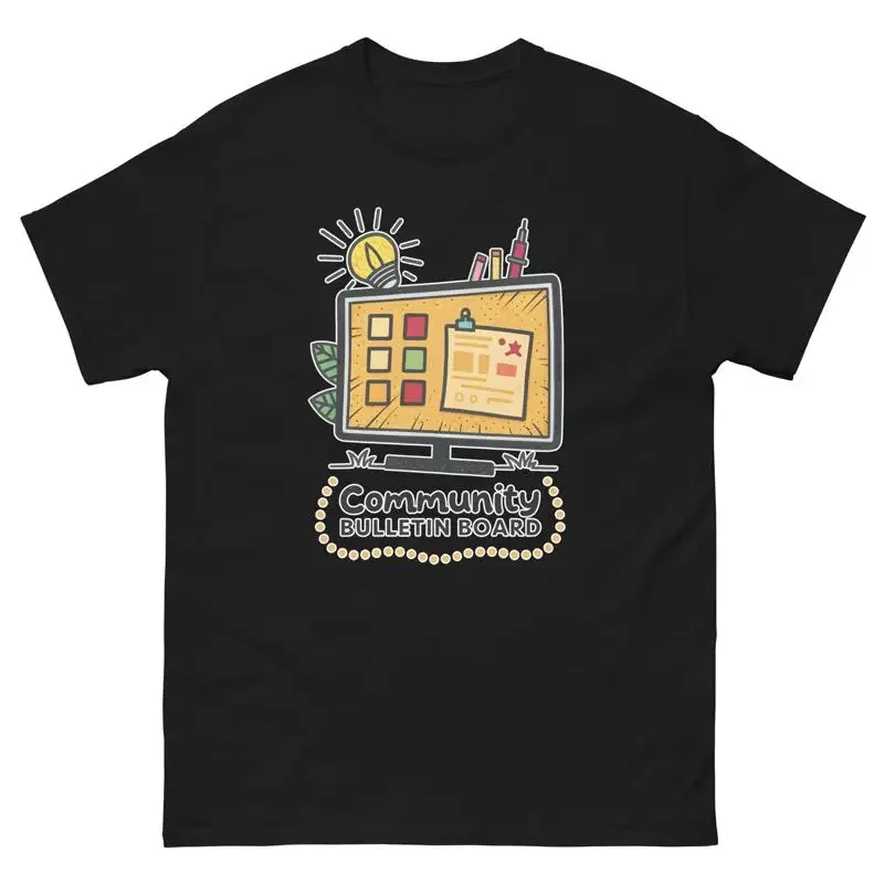 Community Bulletin Board Object Place Item Urban T Shirt