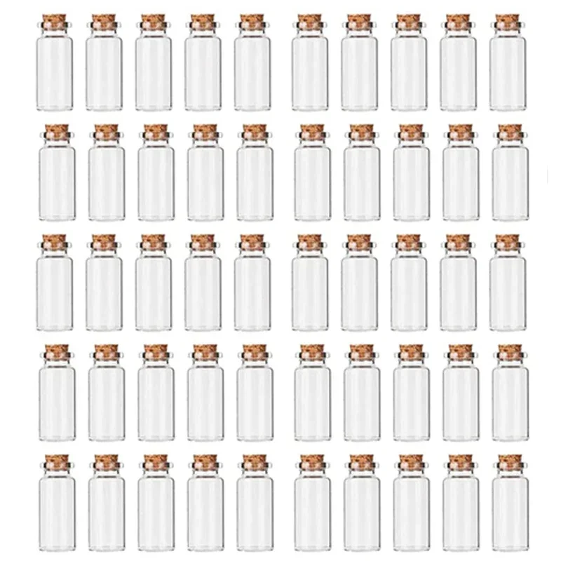 100Pcs Mini glass bottle cork