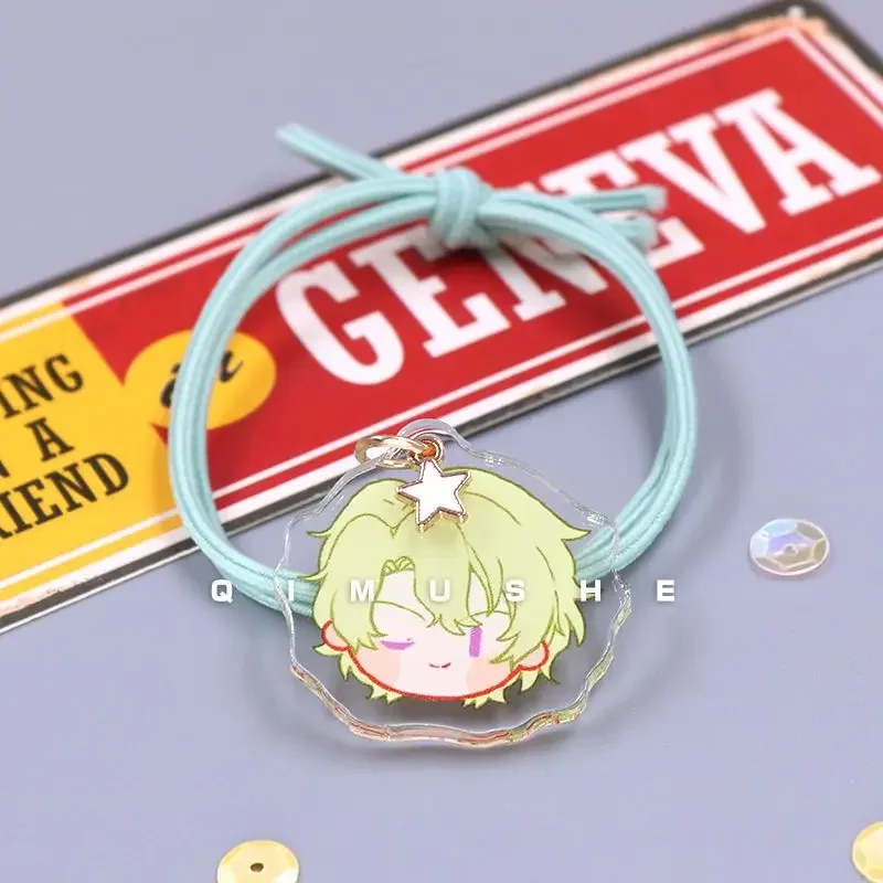 Ensemble Stars Hair Bands Girl Anime Tori Himemiya Sena Izumi for Children Hair Ties Cute Cosplay Hair Acrylic Accessories Gift