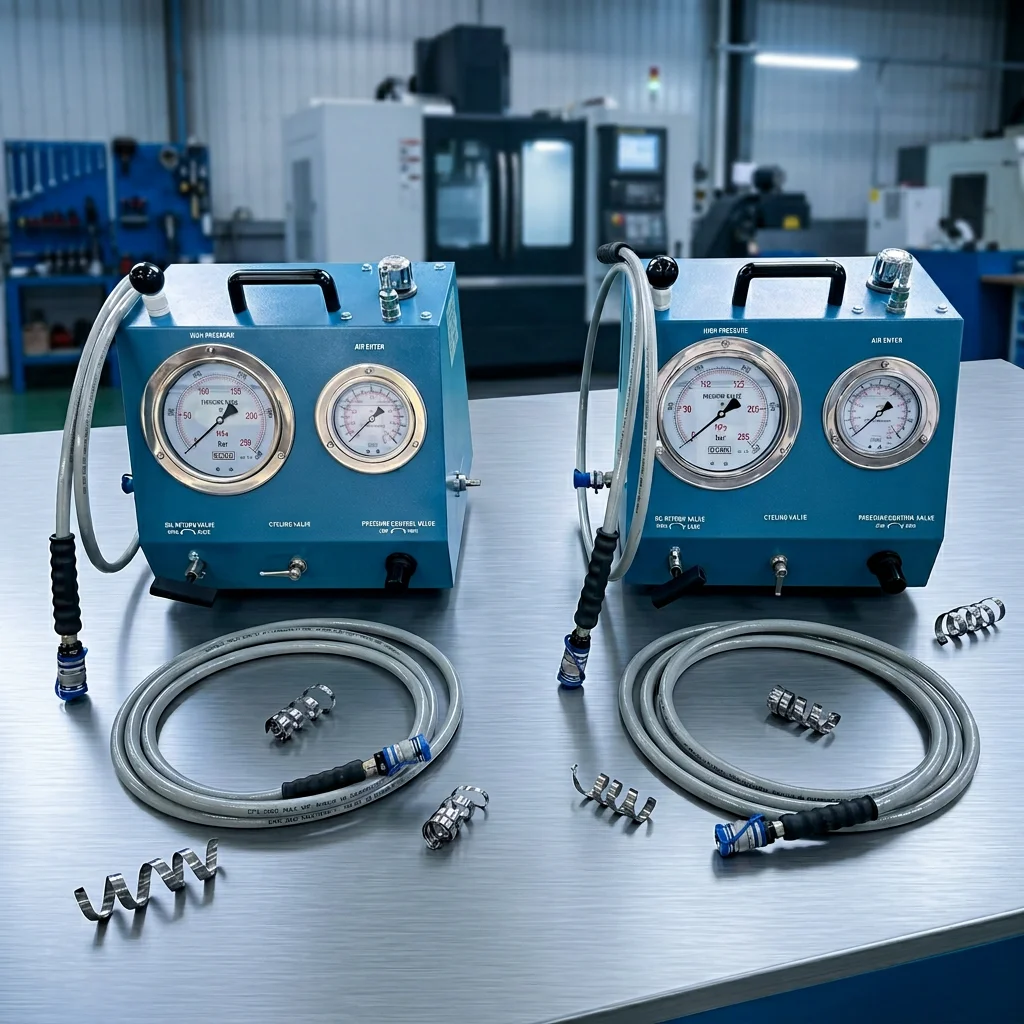 High Quality 2000BAR Ultra High Pressure Air Driven Pneumatic Hydraulic Pump QDB-200